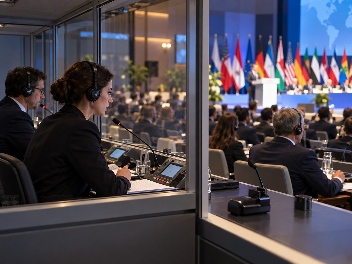 Contexte professionnel — Interprétation pour organisations internationales, missions et programmes multilingues
